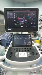 3DエコーEPIQ7Gと多くのモニターを搭載した心臓血管外科専用麻酔器